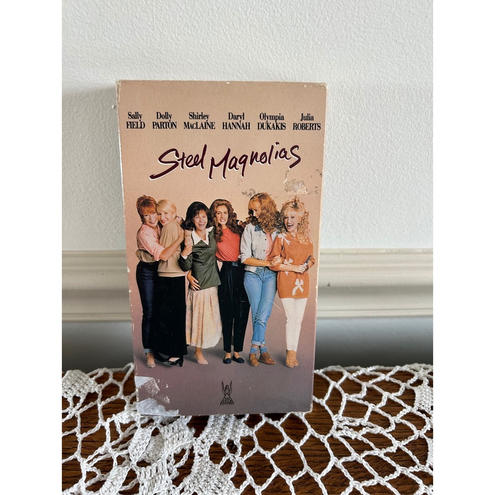 Steel Magnolias VHS 1990 Columbia Tristar Dolly Parton Julia Roberts Movie